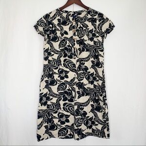 GAP 100% Linen Floral Shift Dress | Size 4